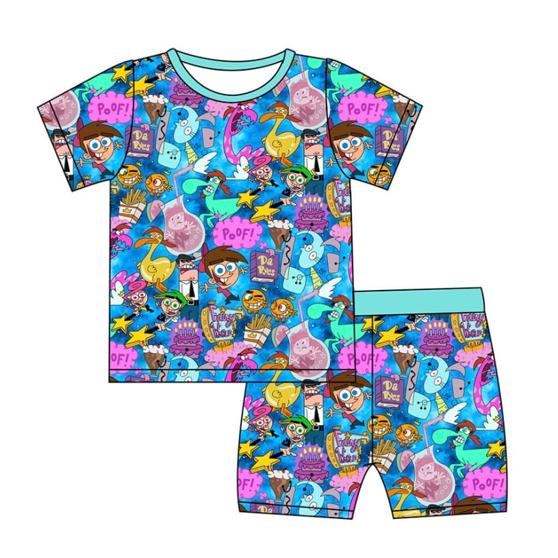 Odd Parents Bamboo Short Set