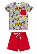 Power Rangers Pocket Tee Daywear Set
