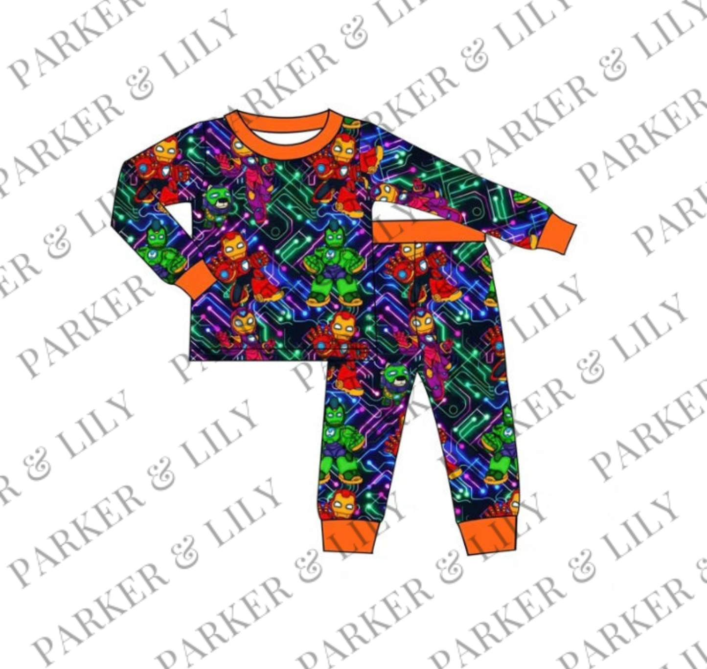 The Awesome Friends Bamboo Long Sleeve/Pant Set